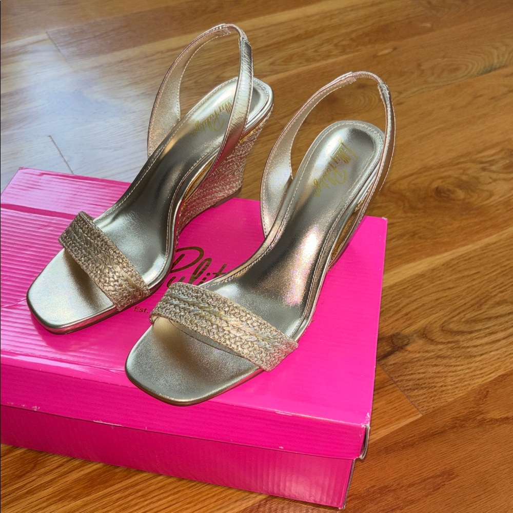 Lilly Pulitzer Carla Wedge Sandals - Picture 1 of 7